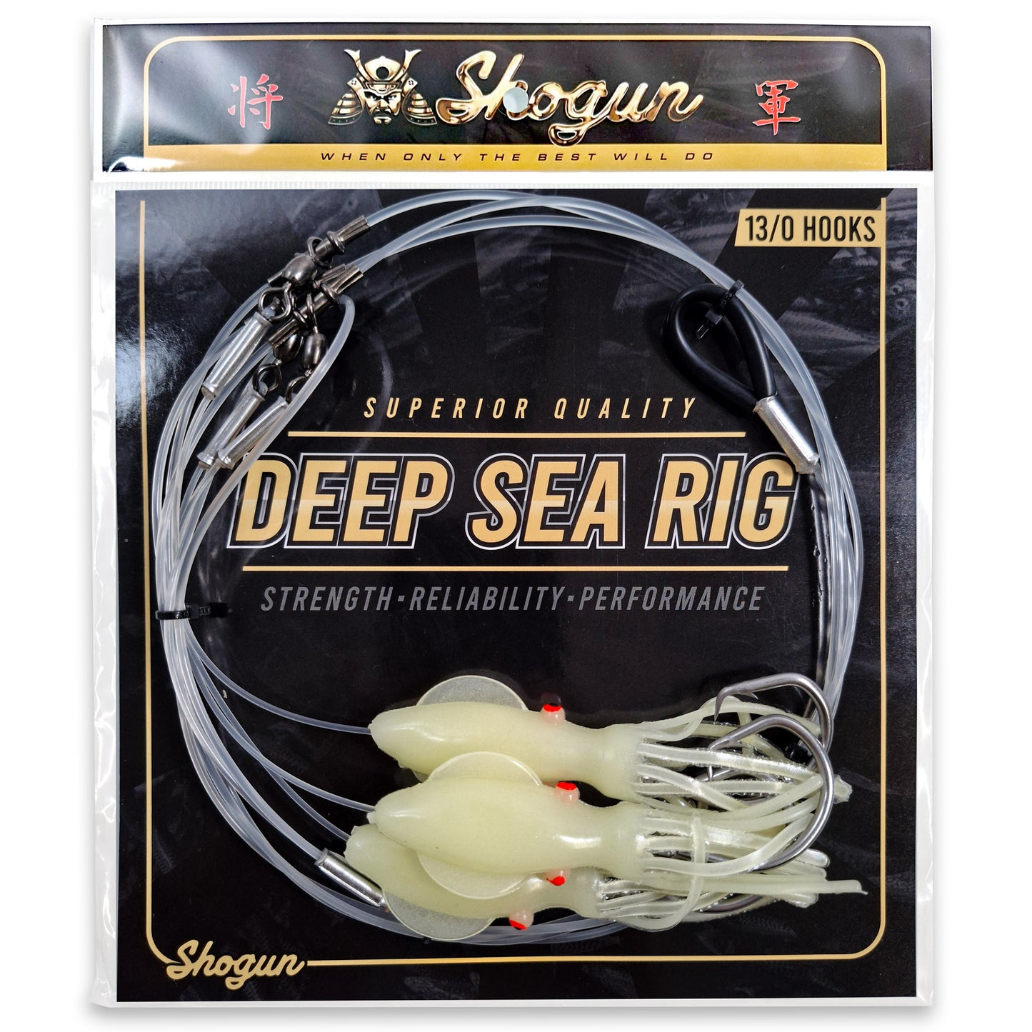 Shogun Shogun Deep Sea Rig – Green Lumo premium fishing tackle gear from Allways Angling