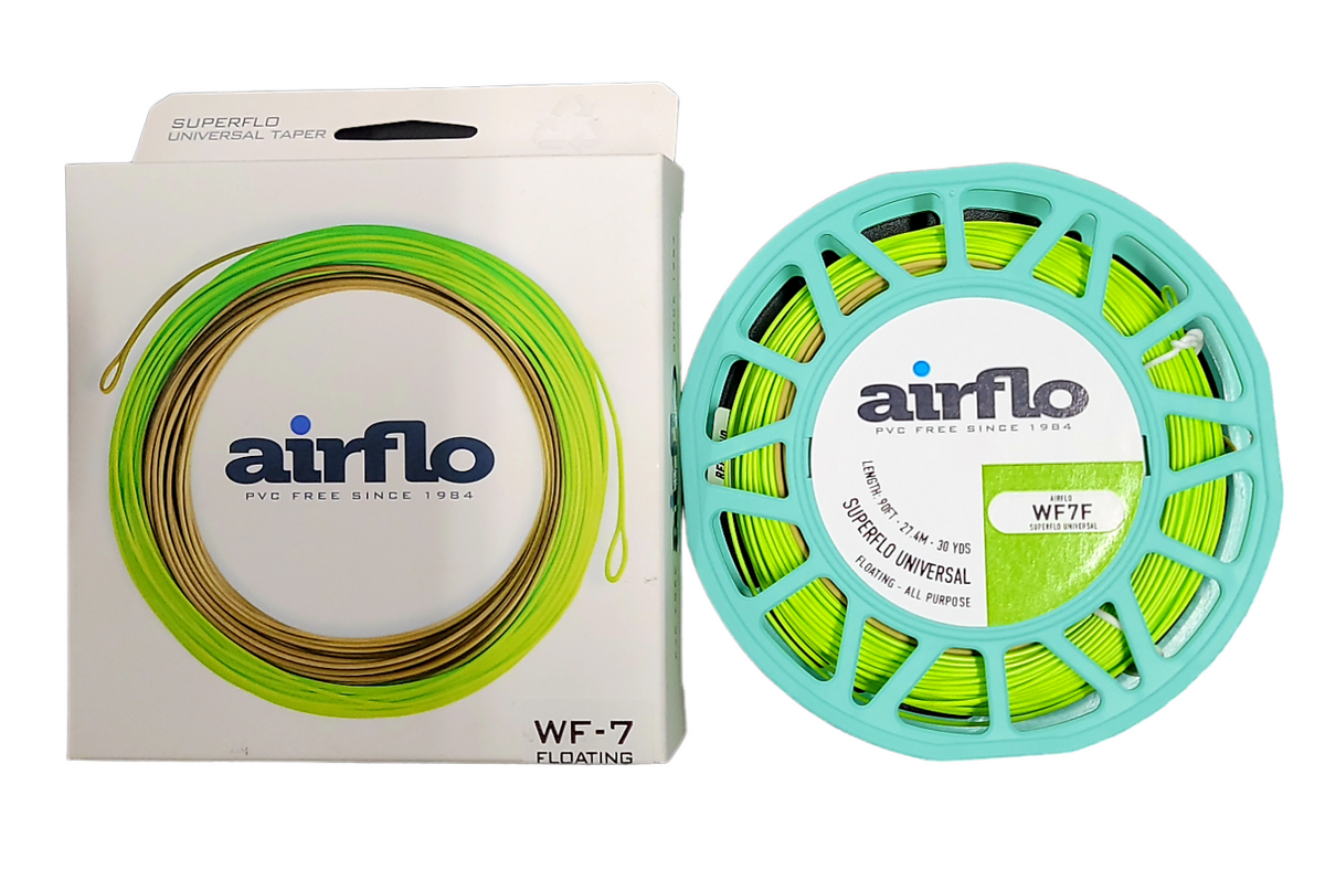Airflo Fly Line Superflo Universal Taper WF7 Floating 2 Tone – Allways  Angling
