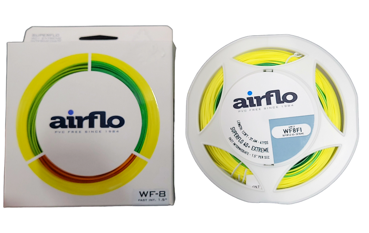 Airflo Superflo 40+ Extreme Intermediate Sinking Fly Line WF8 123Ft –  Allways Angling