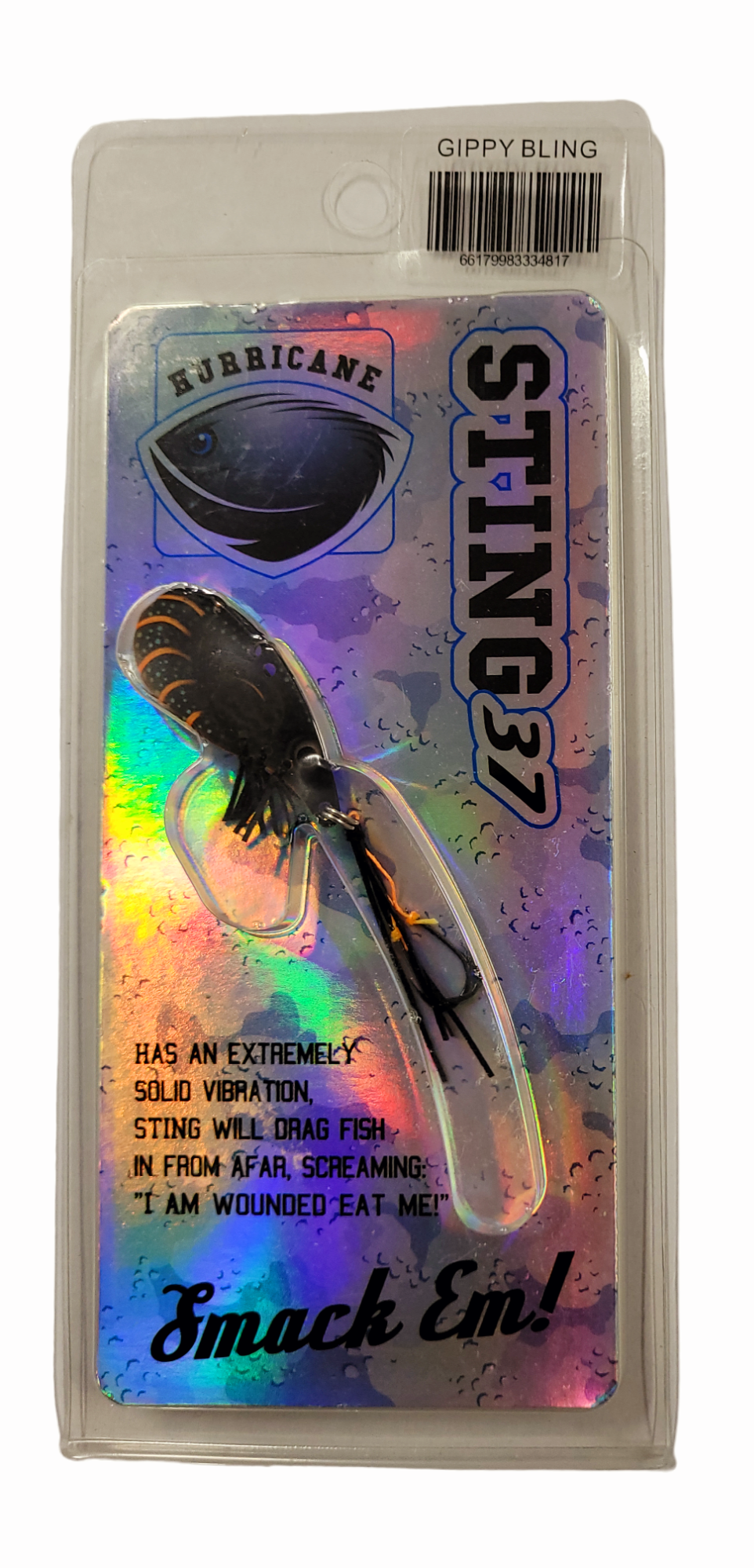 Hurricane Hurricane STING 37 blade Vibe Lure GIPPY BLING premium fishing tackle gear from Allways Angling