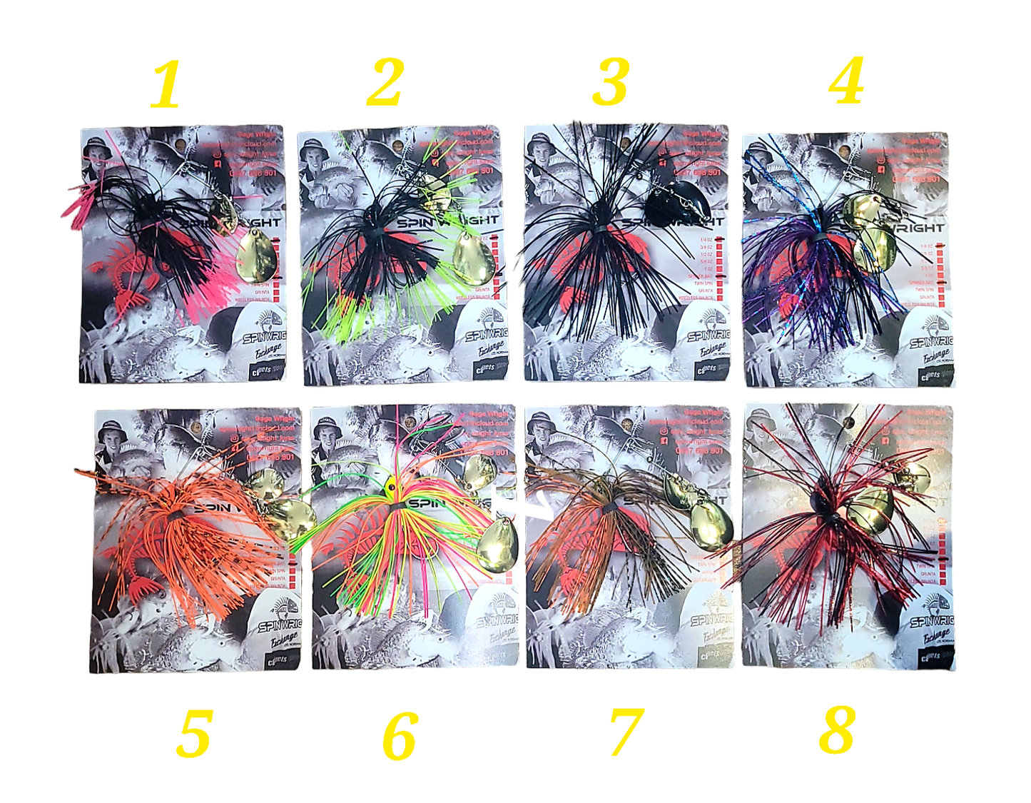 Spin Wright Spin Wright 1/4oz Spinner Bait Lure premium fishing tackle gear from Allways Angling