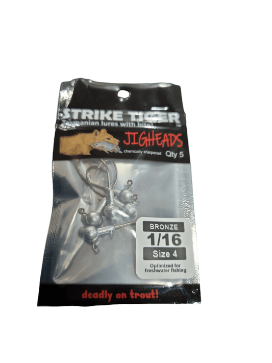 Strike Tiger Strike Tiger Bronze Trout Jig heads (5 pack) premium fishing tackle gear from Allways Angling