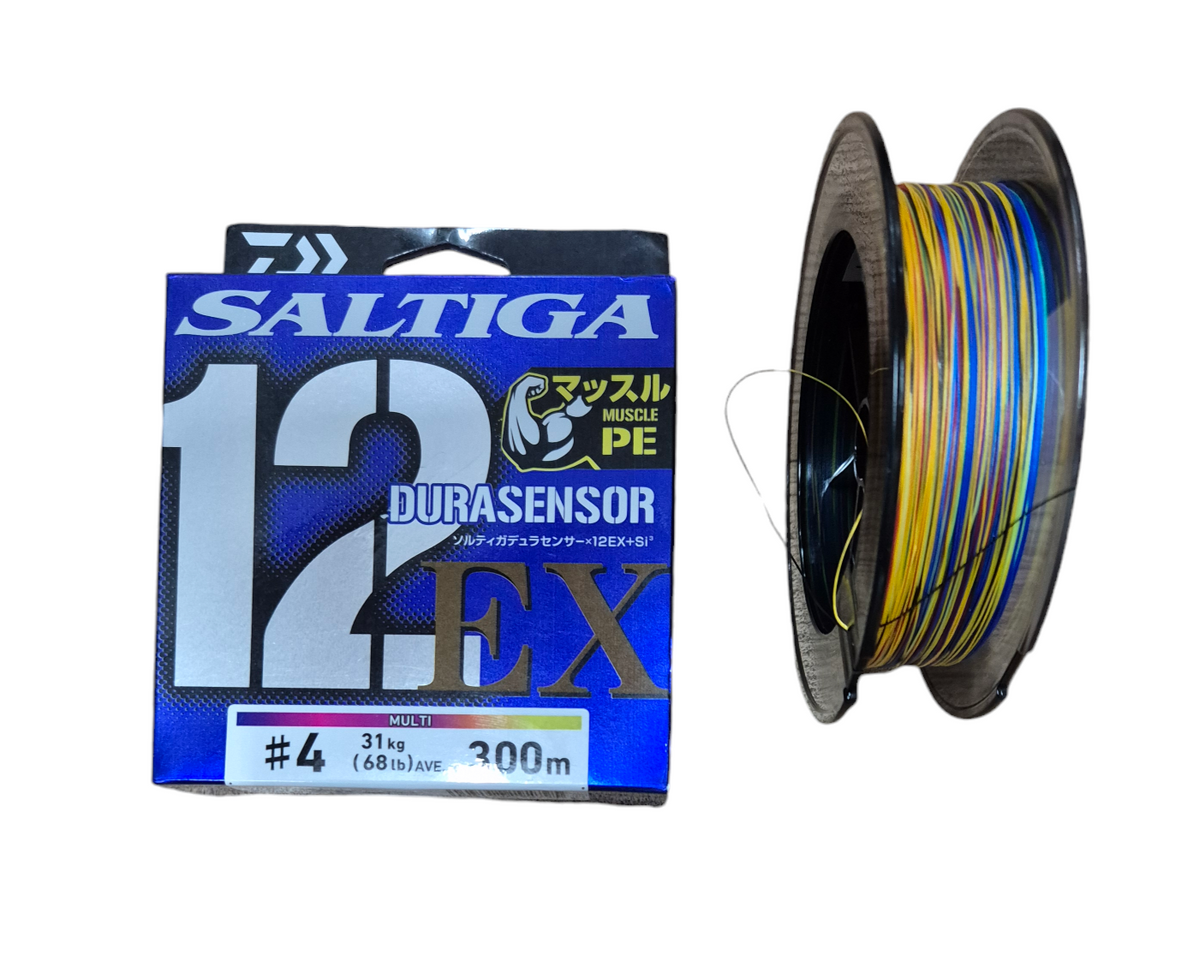 Daiwa Saltiga 12号 EX PEライン 300m Daiwa PE Line UVF SALTIGA SENSOR 12 BRAID EX+Si 300M 2.5