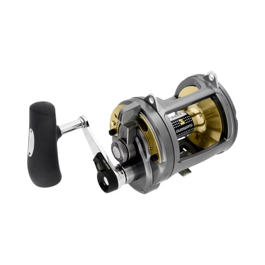 Shimano Shimano Tyrnos 2 Speed 50LRS Overhead Reel premium fishing tackle gear from Allways Angling