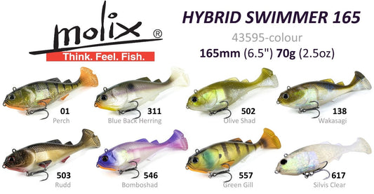 Molix Molix Hybrid Swimmer 165 Swimbait premium fishing tackle gear from Allways Angling