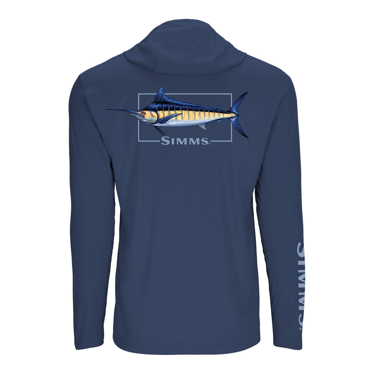 Simms Simms Graphic Solartech Hoody - Blue Marlin premium fishing tackle gear from Allways Angling