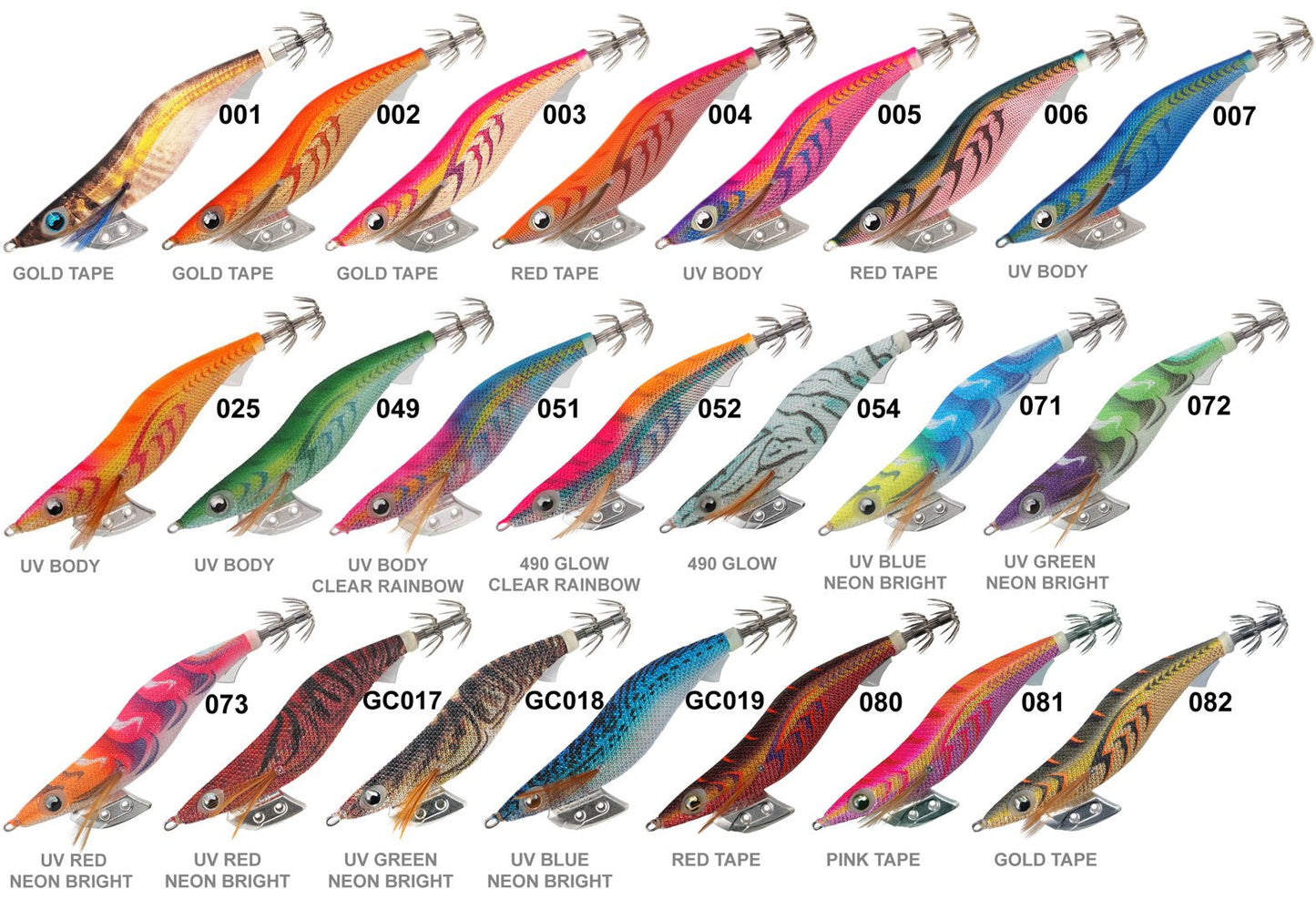 YAMASHITA Yamashita EGI OH K Squid Jig 3.5 NEW COLORS premium fishing tackle gear from Allways Angling