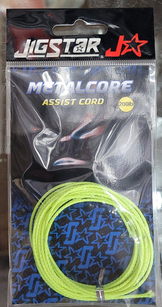 Jigstar Metalcore Assist Cord YELLOW 3m