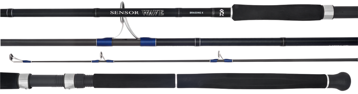 Daiwa Sensor Wave Surf 1503H Rod 15 Foot 3 Piece 10-24Kg Surf – Allways  Angling