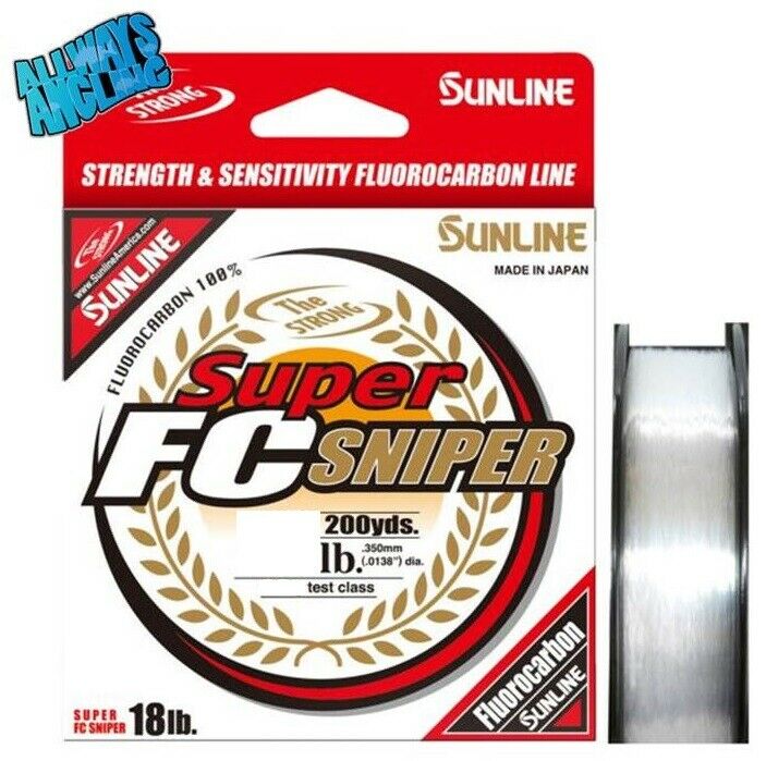 Sunline FC ROCK SNIPER Fluorocarbon Line 200yds Flurocarbon – Allways  Angling