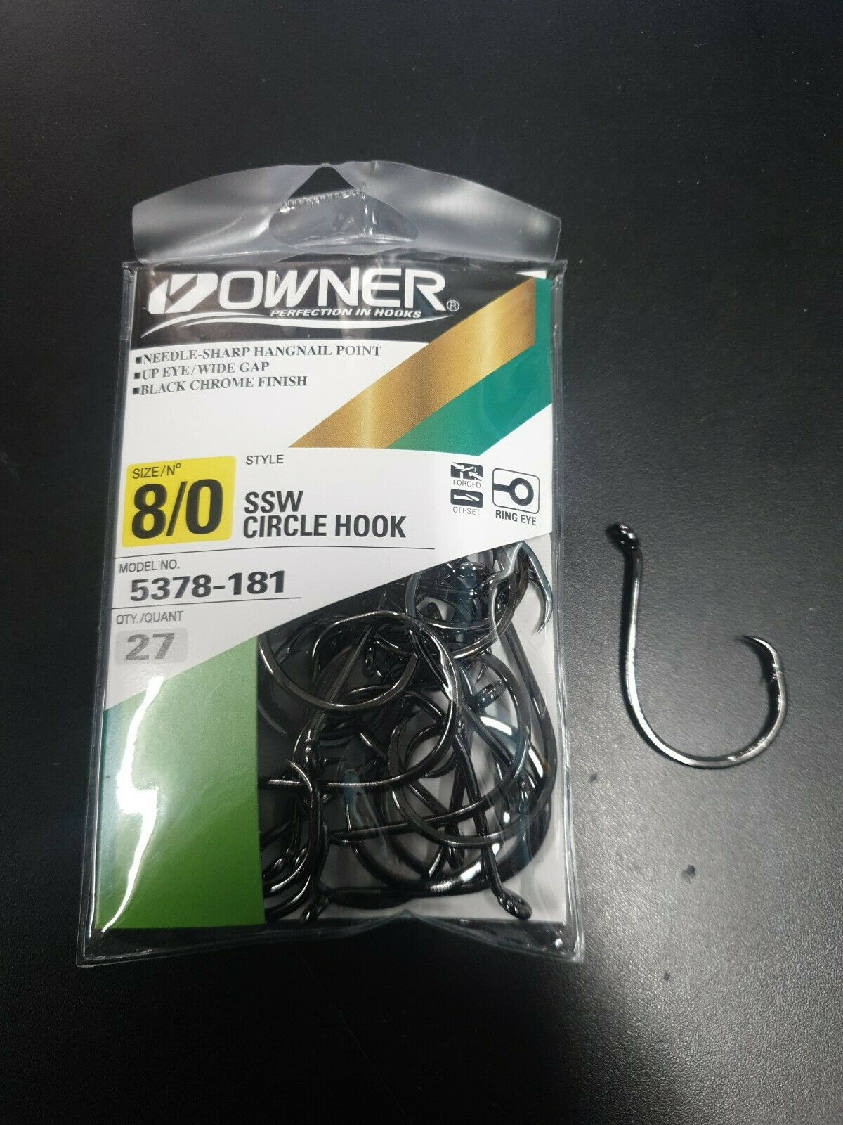 Owner SSW Circle Hooks 8/0 Pro Pack Qty.27
