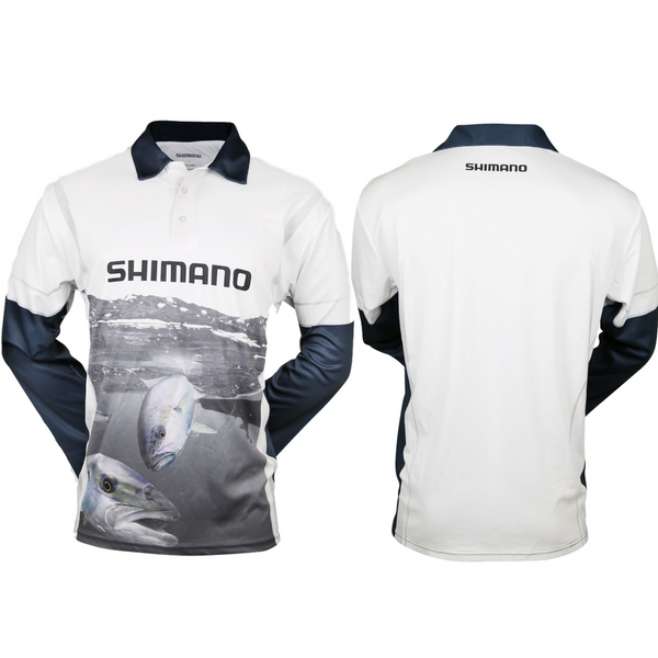 Shimano Tournament Fishing Shirt Long Sleeved Kingfish UPF30+