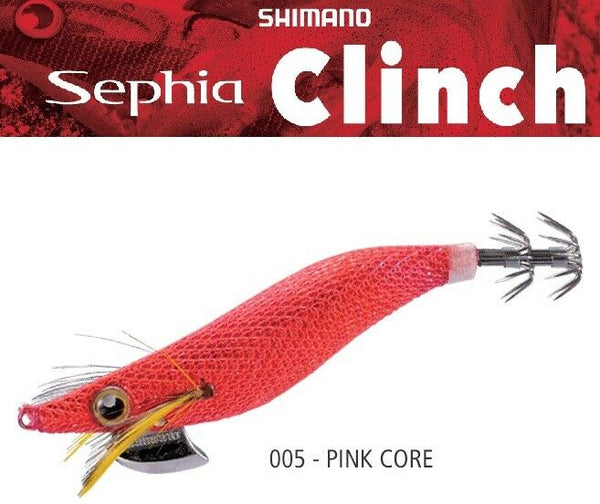 Shimano Sephia Clinch Fall Rattle 3.5 Squid Jig PINK CORE