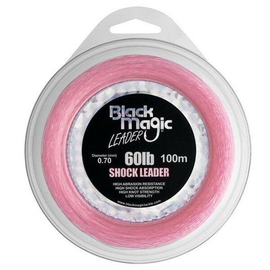 Black Magic Black Magic PINK Shock Leader premium fishing tackle gear from Allways Angling