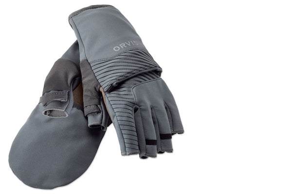 Orvis Softshell Covertible Mitts Fingerless Gloves