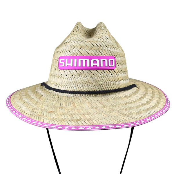 Shimano Kid's Sunseeker Straw Hat PINK