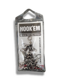 Hook-Em 3 Way Crane Swivels Pre Pack- Black