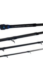 N.S Amped II BARRA BAITCASTER 4 PIECE TRAVEL Rod WITH HARD CASE