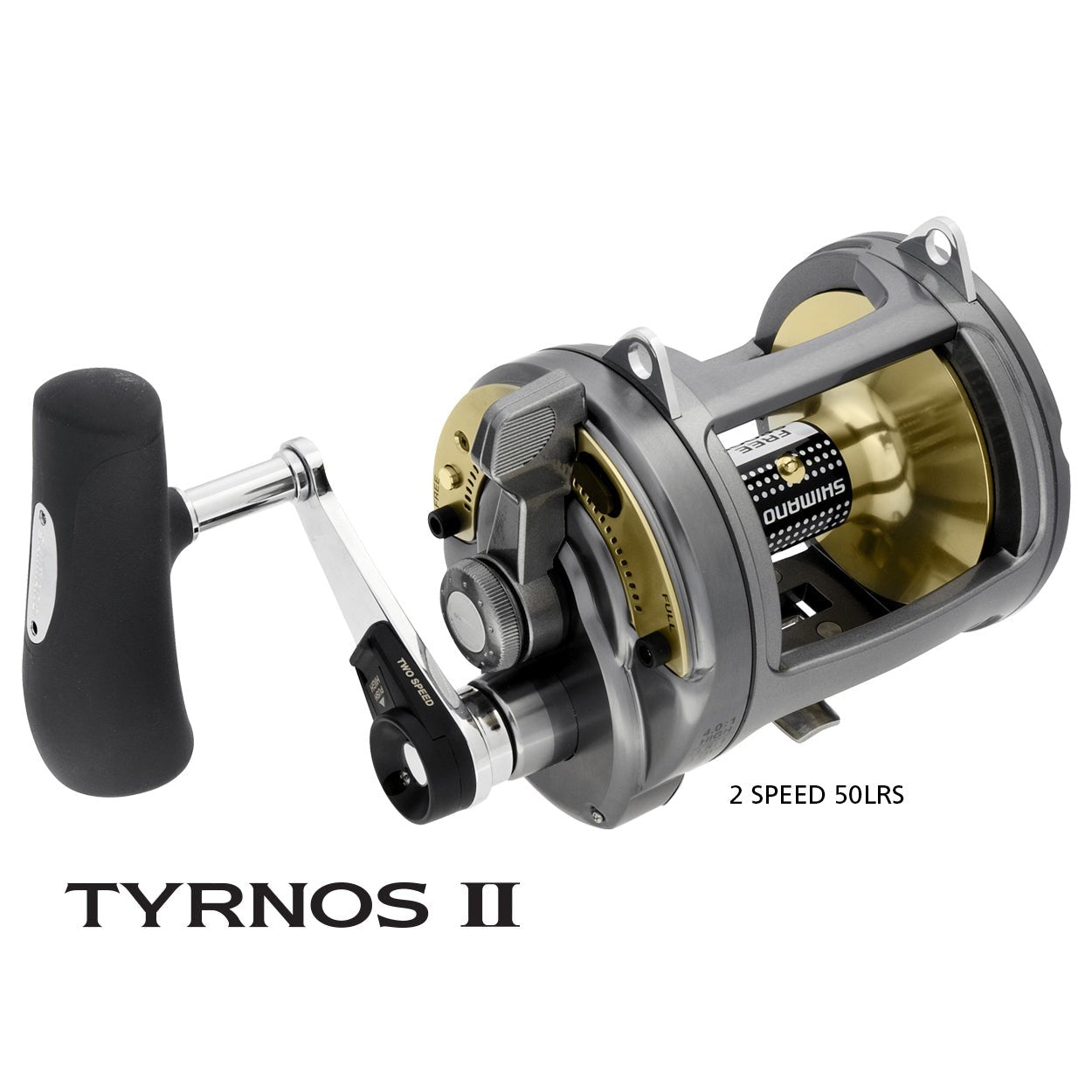 Shimano Tyrnos 2 Speed 50LRS Overhead Reel