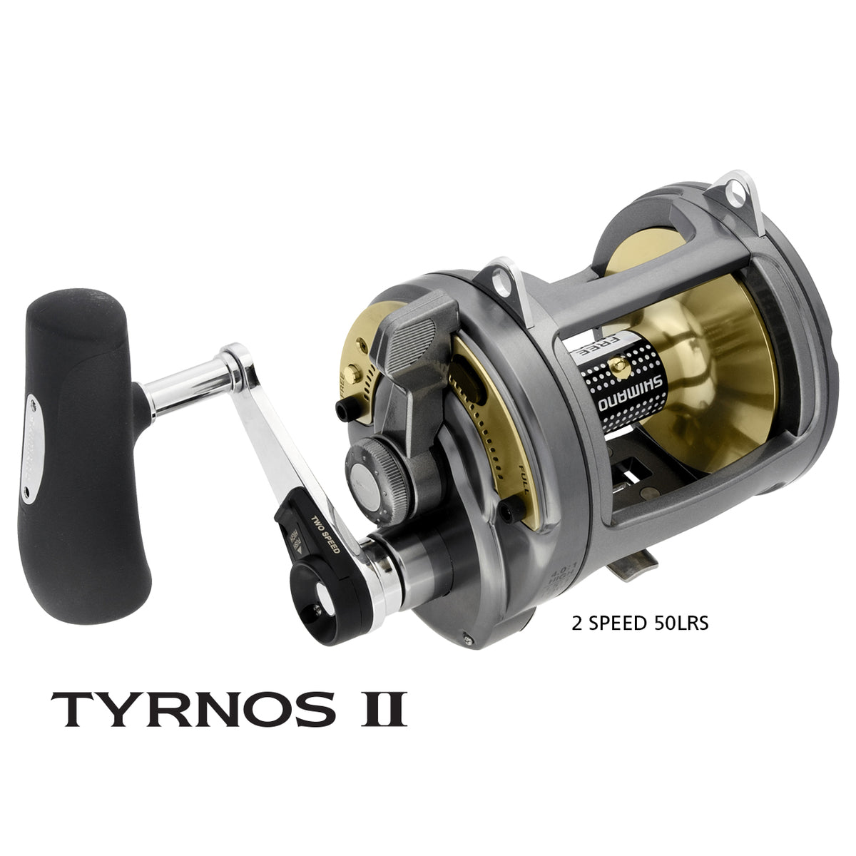 Shimano Tyrnos 2 Speed 50LRS Overhead Reel – Allways Angling