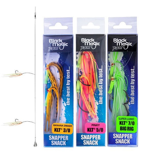 Black Magic Black Magic Snapper Snack UV Skirt Snapper Rig premium fishing tackle gear from Allways Angling