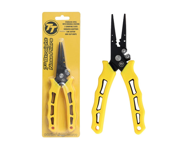 TT Stainless Steel Straight Nose Pliers 7 INCH