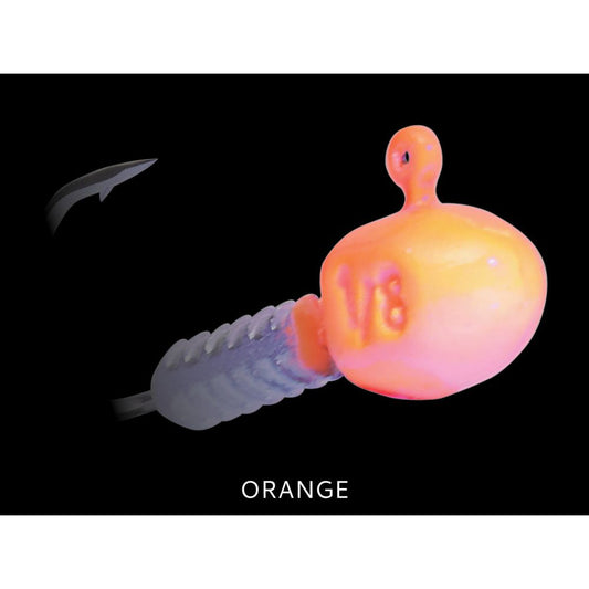 TT Lures TT Lures Headlockz Finesse UV Jigheads Orange premium fishing tackle gear from Allways Angling