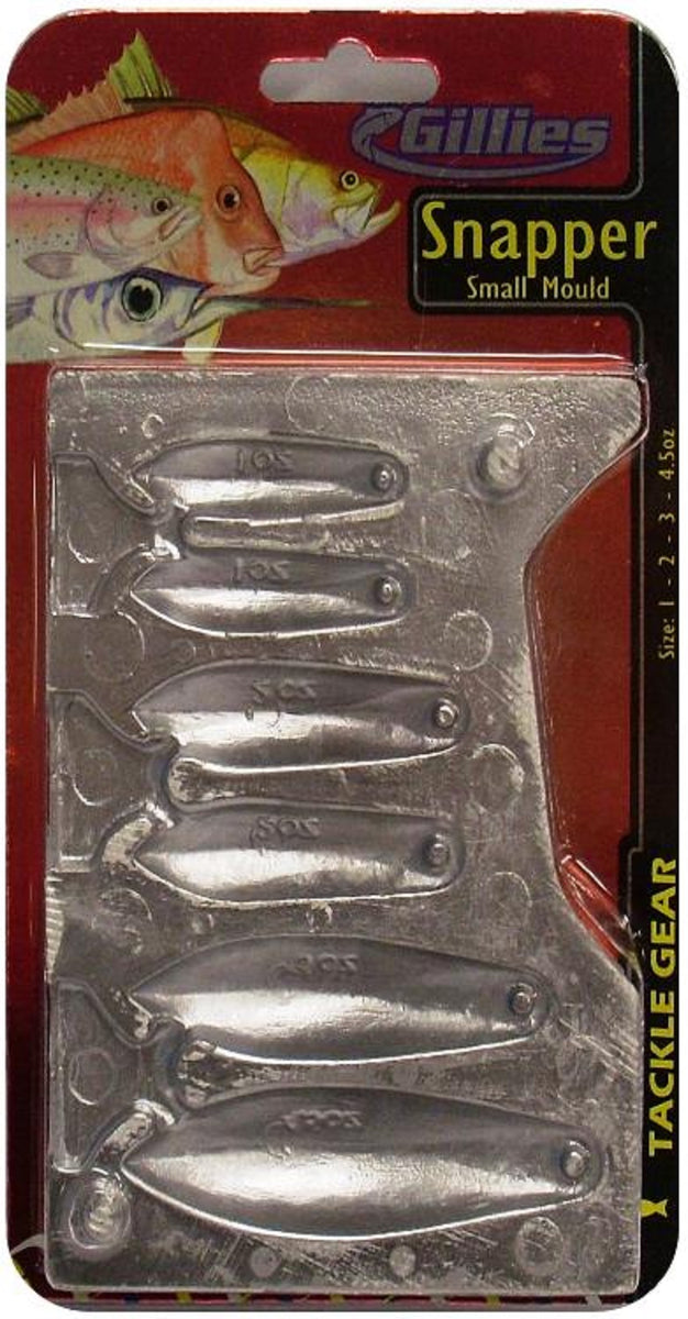 Gillies Small Snapper Sinker Mould – Allways Angling