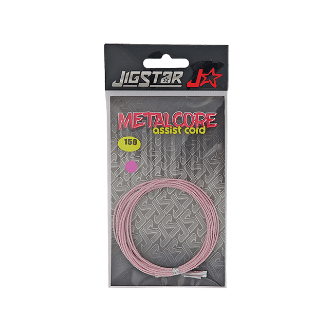 Jigstar Jigstar Metalcore Assist Cord PINK 3m premium fishing tackle gear from Allways Angling