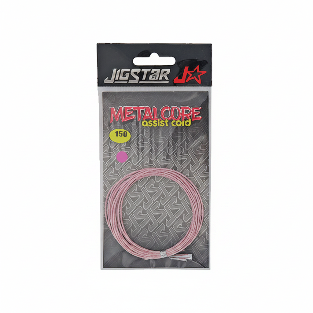 Jigstar Jigstar Metalcore Assist Cord PINK 3m premium fishing tackle gear from Allways Angling