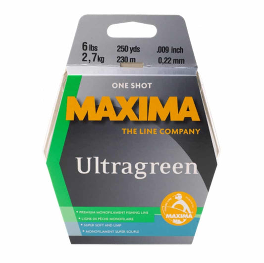 Maxima Maxima Ultragreen Monofilament Fishing Line One Shot Spool premium fishing tackle gear from Allways Angling