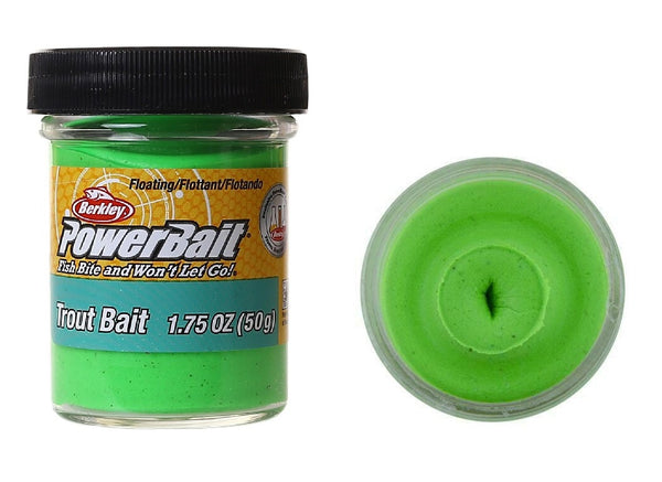 Berkley Powerbait Trout Bait PASTE 50g Spring Green
