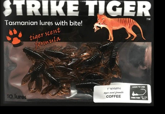 Strike Tiger Strike Tiger 1" Nymph Soft Plastics (10 Pack) premium fishing tackle gear from Allways Angling