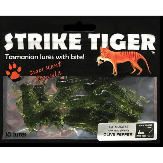 Strike Tiger Strike Tiger 1.8" Mudeye Soft Plastics (10 Pack) premium fishing tackle gear from Allways Angling