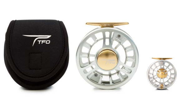TFO NTR I Fly Reel 3/4Wt Silver/Gold