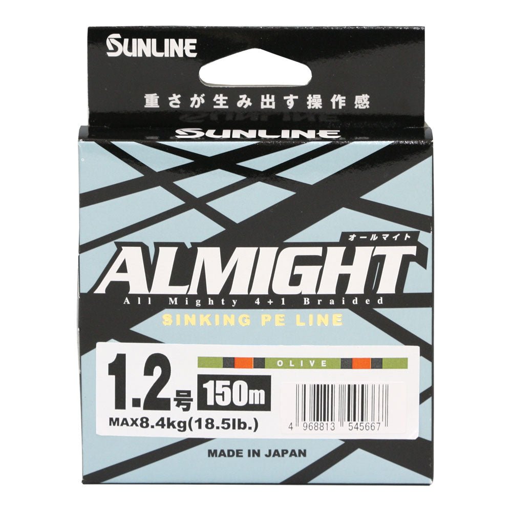 Sunline Sunline Almight ULT-PE Braid OLIVE premium fishing tackle gear from Allways Angling