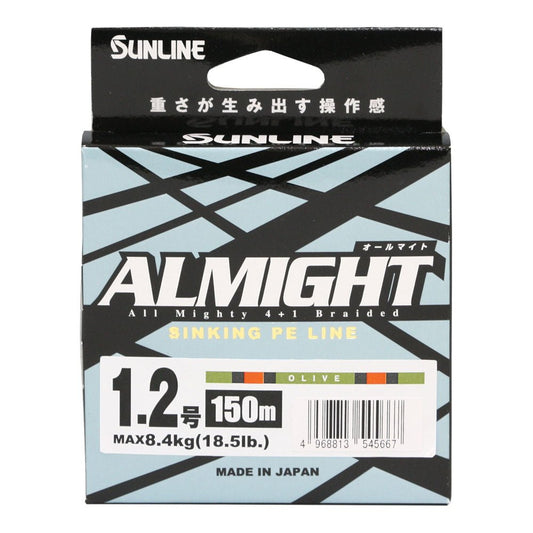 Sunline Sunline Almight ULT-PE Braid OLIVE premium fishing tackle gear from Allways Angling
