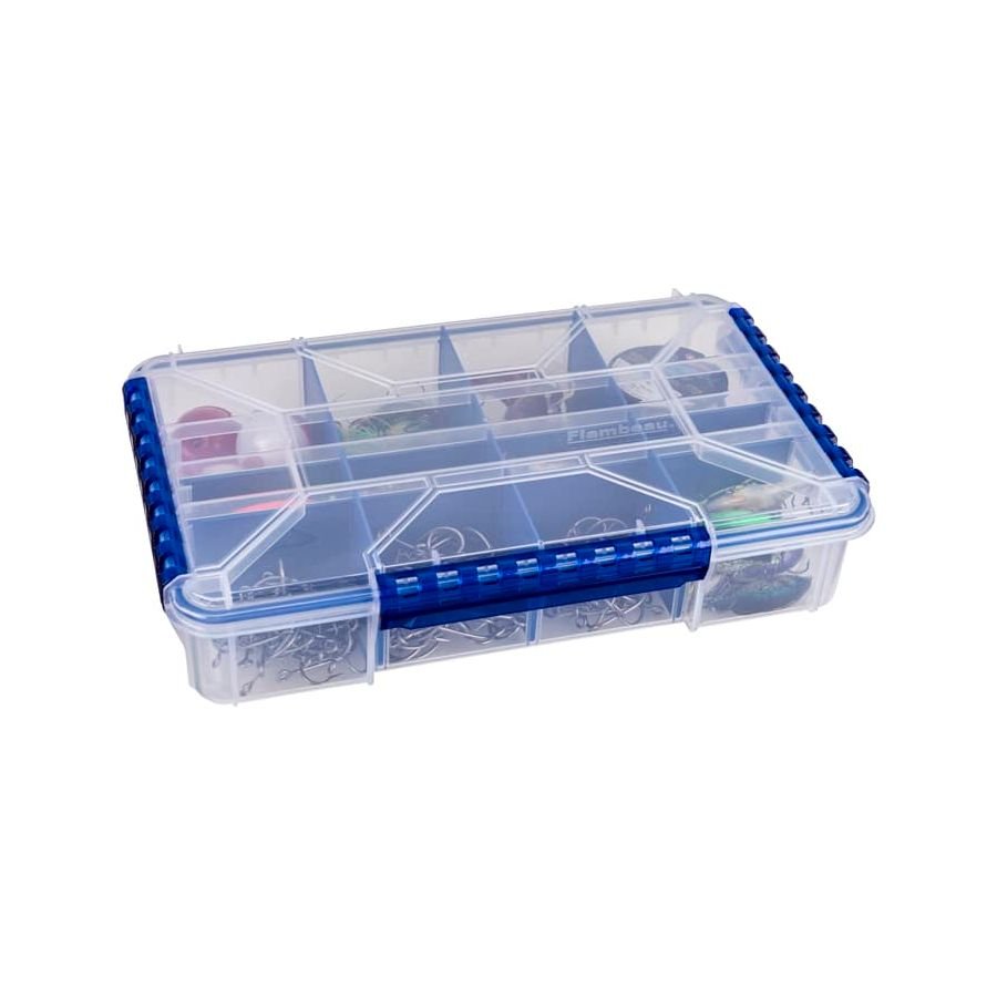 Flambeau FLAMBEAU 5012 WATERPROOF ULTIMATE TUFF TAINERSTOWAWAY TACKLE BOX premium fishing tackle gear from Allways Angling