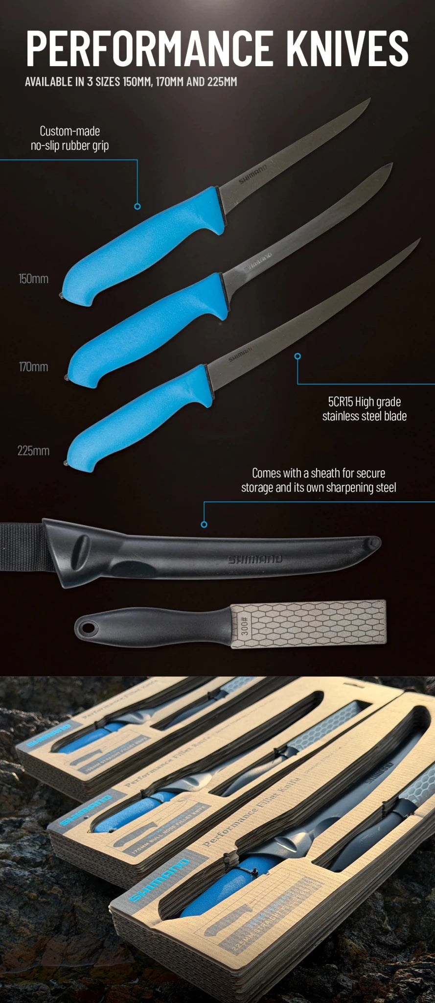 Shimano Performance Knife 6 Inch Fillet