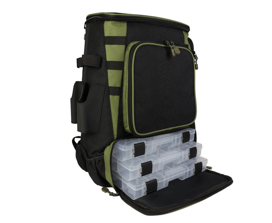 TT Lures TT DELUXE TACKLE BACKPACK WITH TRAYS premium fishing tackle gear from Allways Angling