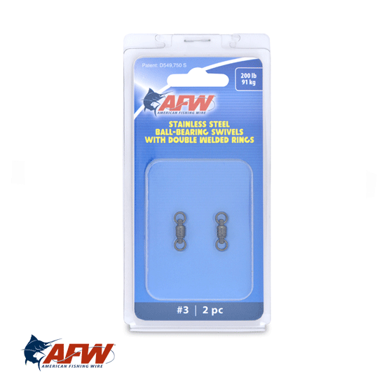 AFW Stainless Ball-Bearing Swivels with Double Welded Rings