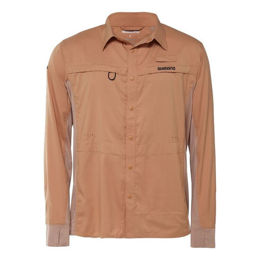 Shimano Shimano Pro Stretch Vented Fishing Burnt Orange premium fishing tackle gear from Allways Angling