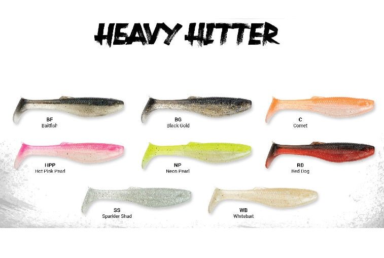 Rapala Rapala Crush City Heavy Hitter 4" Soft Plastics 5pk premium fishing tackle gear from Allways Angling