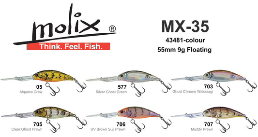 Molix Molix MX-35 Deep Diver premium fishing tackle gear from Allways Angling