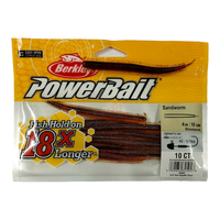 BERKLEY POWERBAIT 4″ SANDWORM BLOODWORM