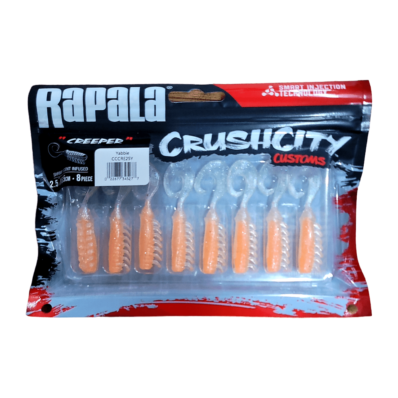 Rapala Rapala Crush City 2.5" Creeper Soft Plastic Lures 8pcs premium fishing tackle gear from Allways Angling