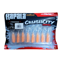 Rapala Crush City 2.5" Creeper Soft Plastic Lures 8pcs