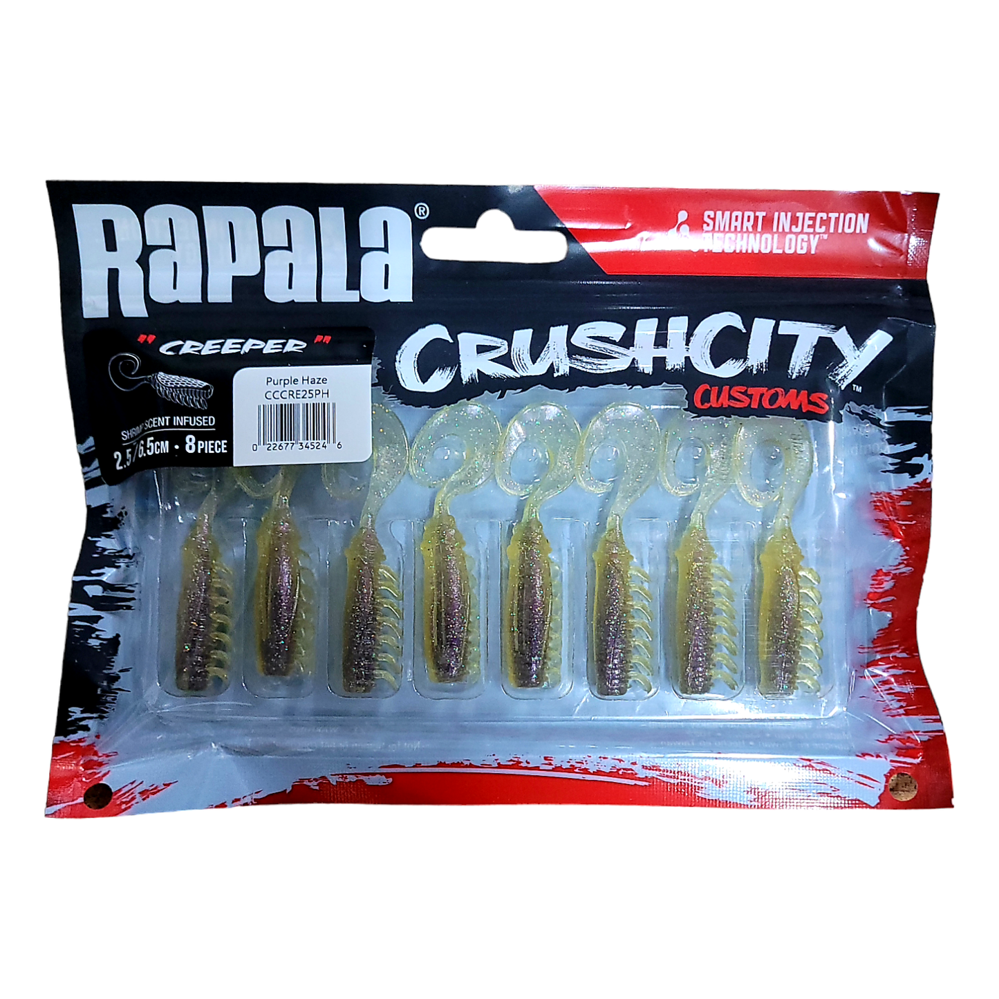 Rapala Rapala Crush City 2.5" Creeper Soft Plastic Lures 8pcs premium fishing tackle gear from Allways Angling