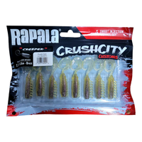 Rapala Crush City 2.5" Creeper Soft Plastic Lures 8pcs