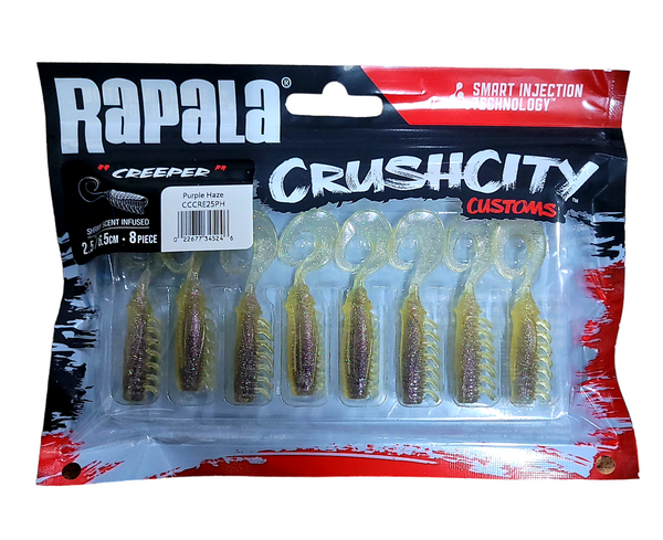 Rapala Crush City 2.5 Creeper Soft Plastic Lures 8pcs – Allways Angling